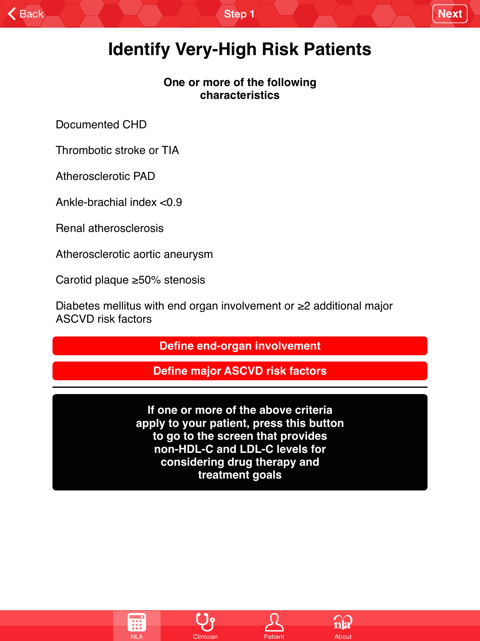 NLA ASCVD Risk Assessment Tool
