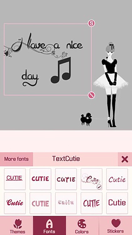 TextCutie - Texting with Photo Caption & Add Font,Sticker,Emoji on Background Pic