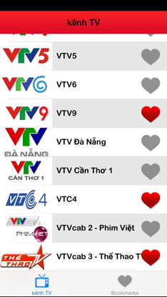 ► lịch phát sóng truyền hình Việt Nam: Các kênh truyền hình danh sách (VN) - 2015 bản screenshot 1