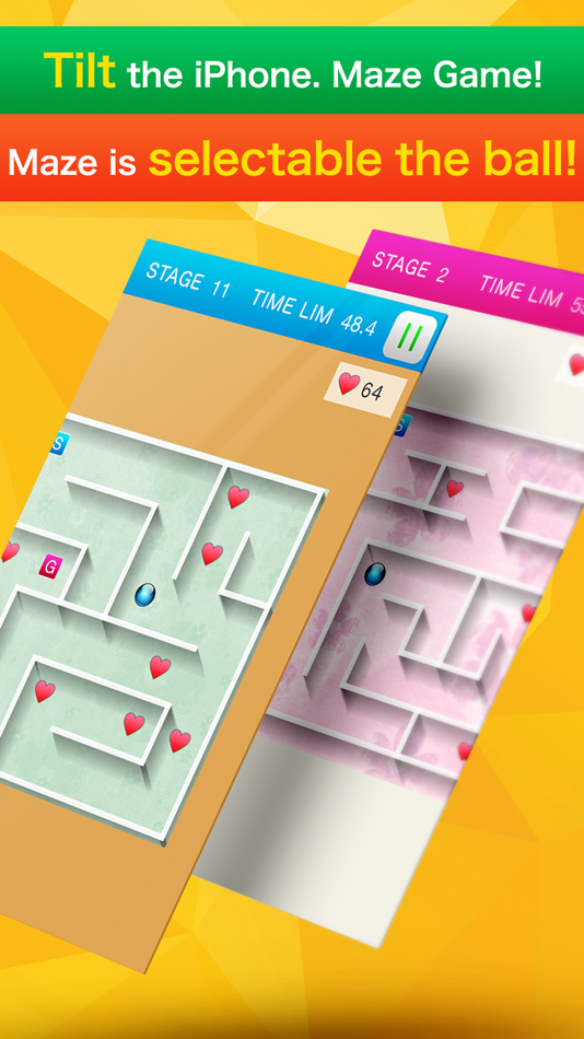 #1. Ball Maze Game (iOS) By: TAKASHI TOKUDA
