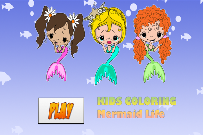 Kids Coloring Mermaid