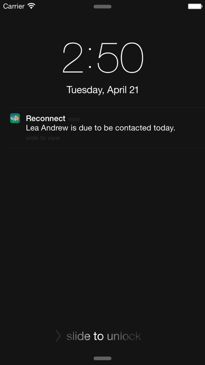 Reconnect