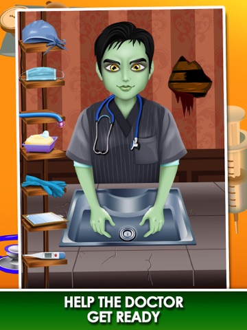 Monster Mommy's Newborn Baby Doctor - my new girl salon & pregnancy make-up games for kids 2 iPad screenshot 4 - Games app