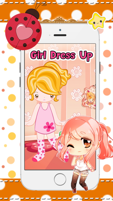 cute princess dress up for kids iPhone screenshot