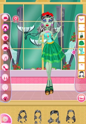 Monster Frankie Bride Dress Up screenshot 3