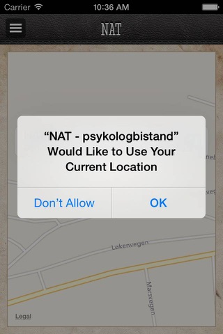 NAT - psykologbistand screenshot 2