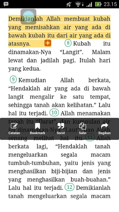 Screenshot #1 pour Alkitab Digital +