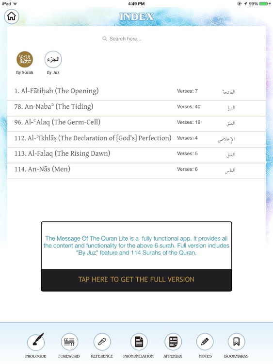 Message of the Quran Lite- Muhammad Asad's monumental translation and commentary