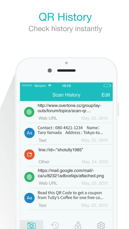 #4. QR Code Reader & Scanner - Instant Scan & Generation - (iOS) 由: IGNIS AMERICA, INC.