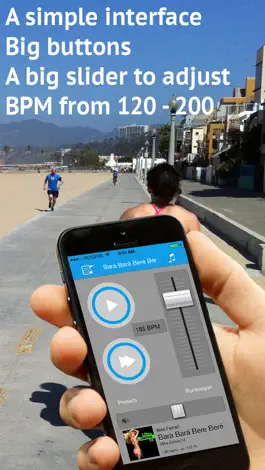 Game screenshot AudioStep - improve your run cadence with BPM match apk