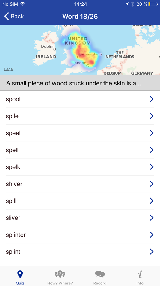 #1. English Dialects (iOS) Podle: Adrian Leemann