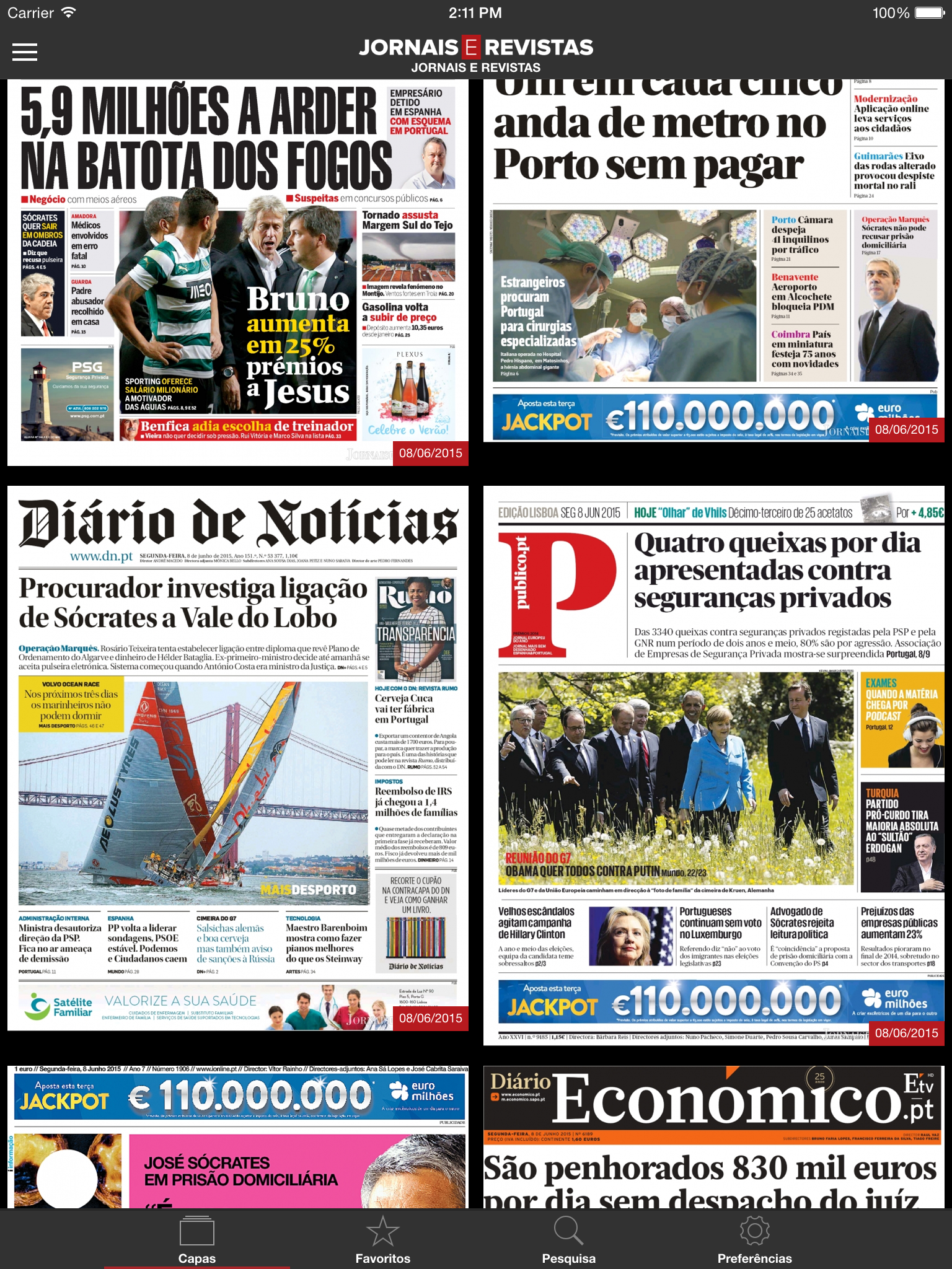 Jornais e Revistas screenshot 6