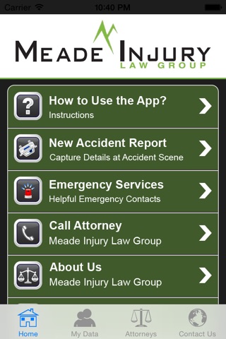 Meade Law Group Injury App screenshot 2