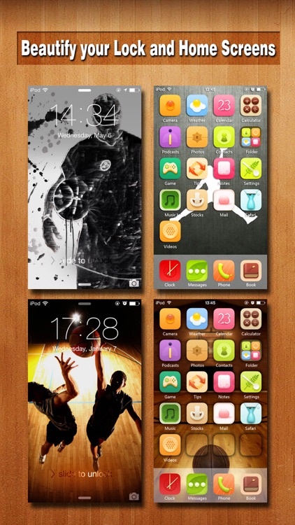 Basketball Backgrounds - Wallpapers & Screen Lock Maker for Balls and Players