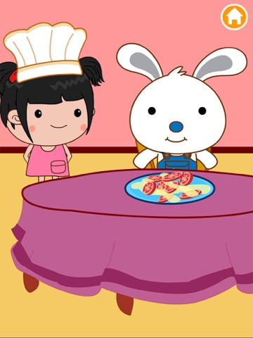 Screenshot #5 pour 丫丫启蒙早教：学烧菜，烧菜游戏,丫丫过家家，儿童游戏