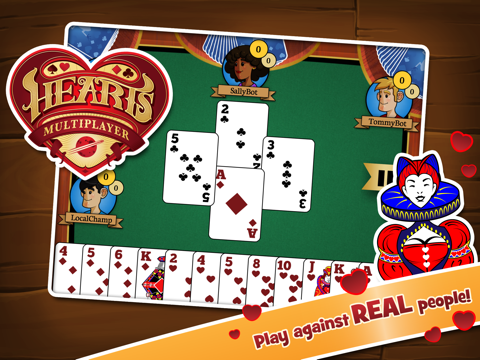 Screenshot #4 pour Hearts Multiplayer HD