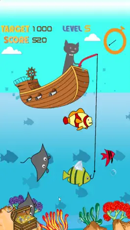 Game screenshot Magnetic Cat Fishing Games for Kids: Catch Fish That You Can! hack