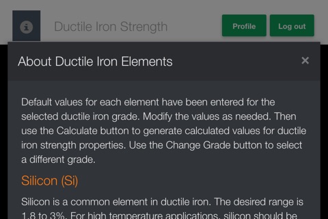 Ductile Iron Strength Calculator screenshot 4