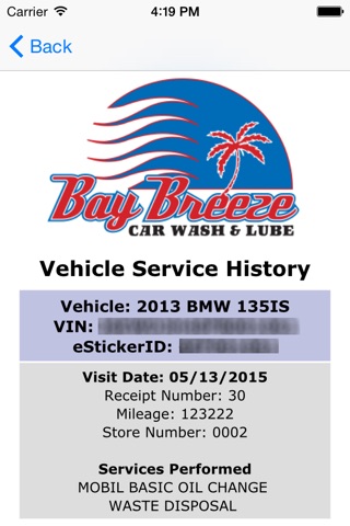 Bay Breeze Lube screenshot 2