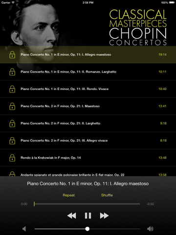 Chopin: Concertosのおすすめ画像2