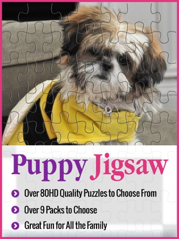 Screenshot #4 pour Puppy Play Jigsaw Puzzle Touch Party