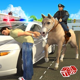 Police Horse Chase 3D - Sheriff Arrest the Thief & Robbers to Control the Town Crime Rate