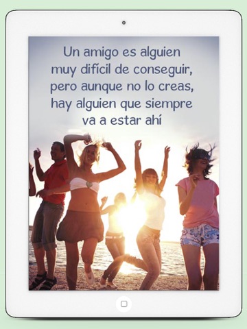 Frases de Amistad iPad screenshot 5 - Entertainment app