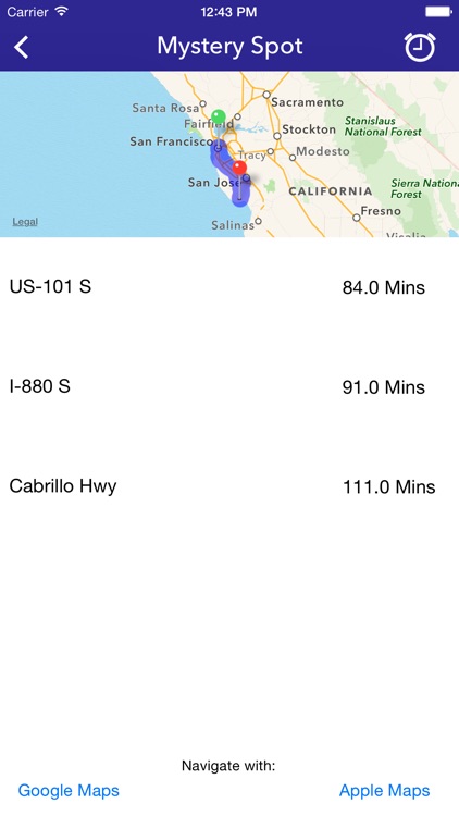 Time Check - Location Bookmarks, ETA and Notifications by Glass Box ...