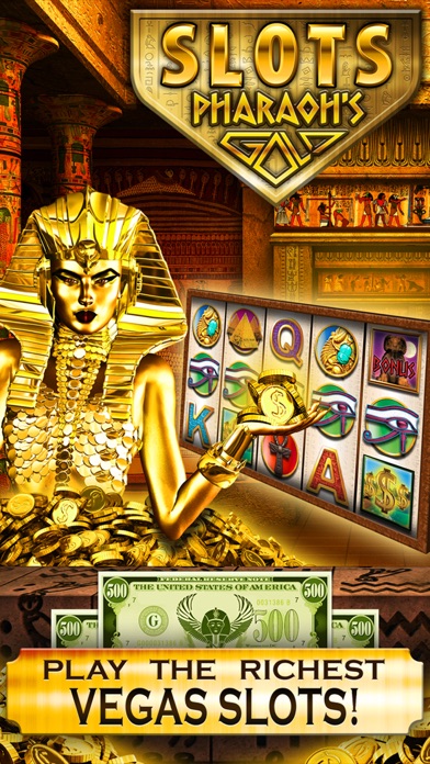Slots Pharaoh's Gold - All New, VIP Vegas Casino Slot Machine Gamesのおすすめ画像1