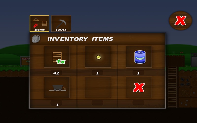 Screenshot #2 for Treasure Miner Free - a 2d gem mining adventure