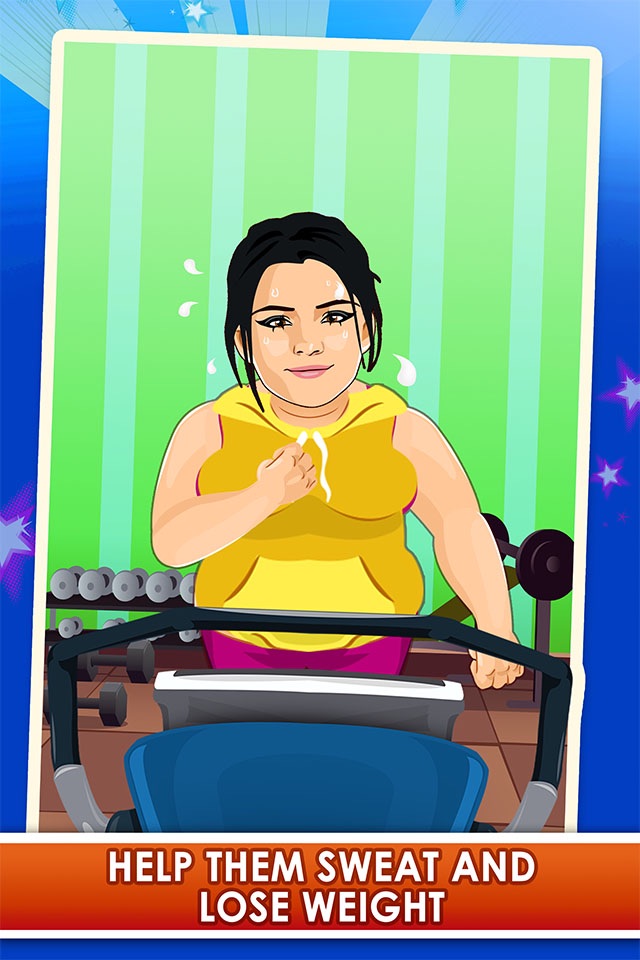 Celebrity Fit Race - running salon & fat jump-ing games! screenshot 2