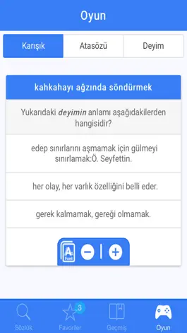 Game screenshot Atasözleri ve Deyimler Sözlüğü apk