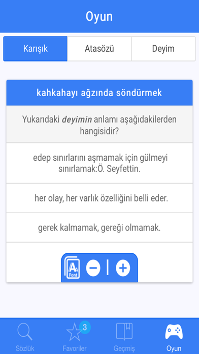 Screenshot #2 pour Atasözleri ve Deyimler Sözlüğü