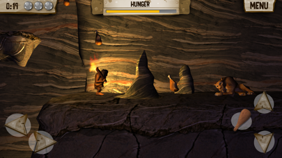 Screenshot #2 pour Hungry Dude - Free Game - Let's go back to the prehistoric age, and look how the caveman survive