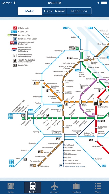 Vienna Offline Map - City Metro Airport