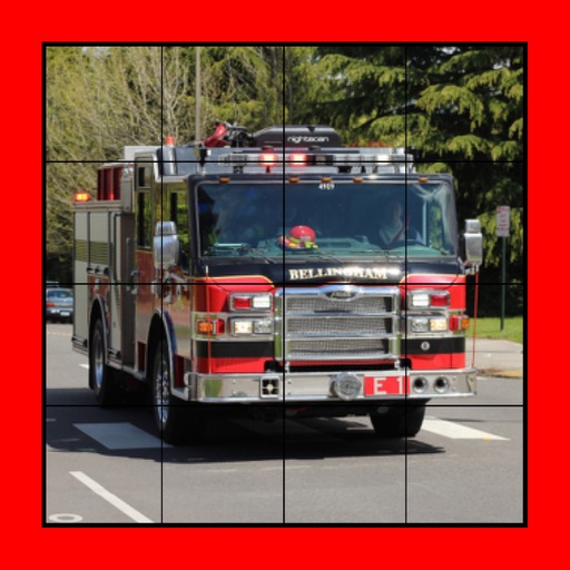 Fire Truck Puzzles Extreme! XL iOS App