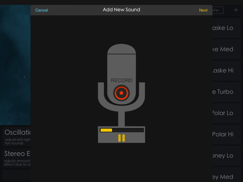 SleepFan: MyFans - Sleep Aid with Recorder iPad screenshot 4 - Health & Fitness app