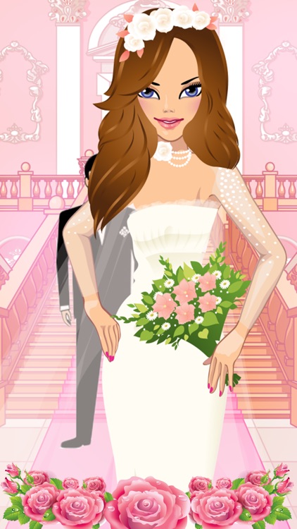 Wedding Dress Up Salon - Fashion dressup & stylish bride makeover game screenshot-4