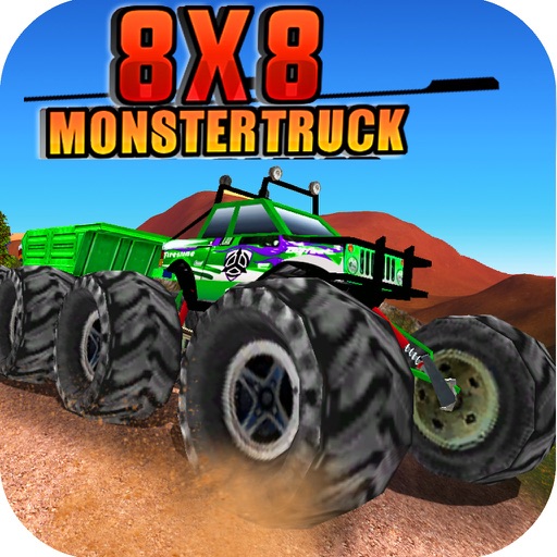 8X8 Monster Truck Hill Climb icon