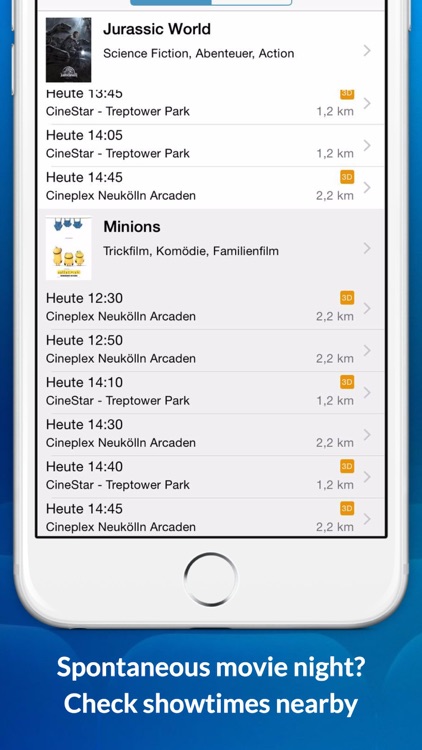 CINEPASS Showtimes & Ticketing App - all theaters, movies and trailers at a glance. screenshot-4