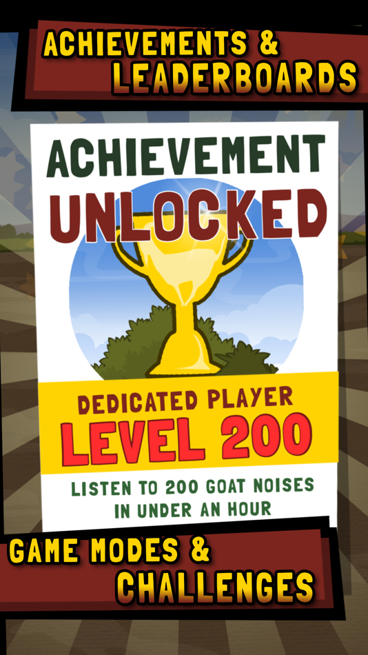 #5. Man Or Goat - a funny game about goat noises (iOS) 由: Newtquest Games Ltd