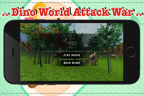 dinosaur world attack war - náhled