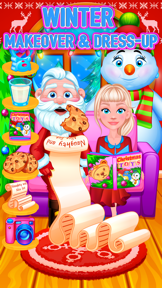 Crazy Christmas Party - Kids Dressup & Salon Games screenshot