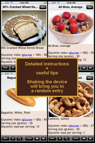 Glycemic Index and Load for Foods screenshot 2