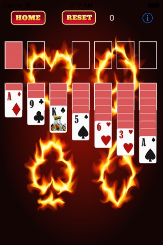 ` A Blazin Solitaire screenshot 2