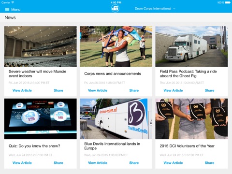 DCI.org for iPad screenshot 2