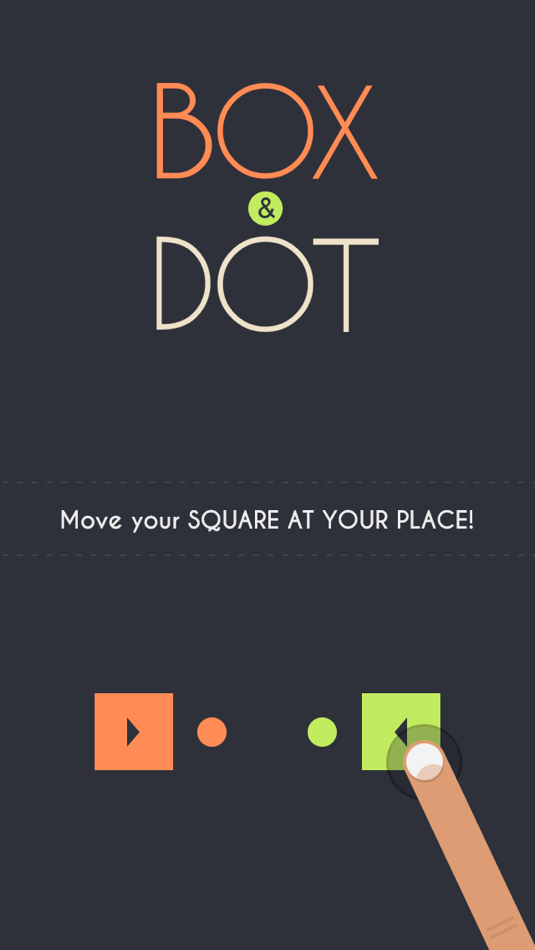 #1. BOX and DOT: game about squares (iOS) By: Valeriy Yamkovyy