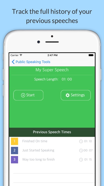 Public Speaking Tools
