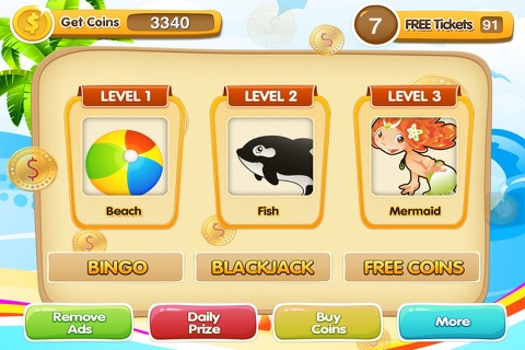 Slots World of Mermaid and Fish Casino Craze in Wonderland Pro screenshot 3