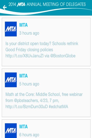 MTA Annual Meeting screenshot 2